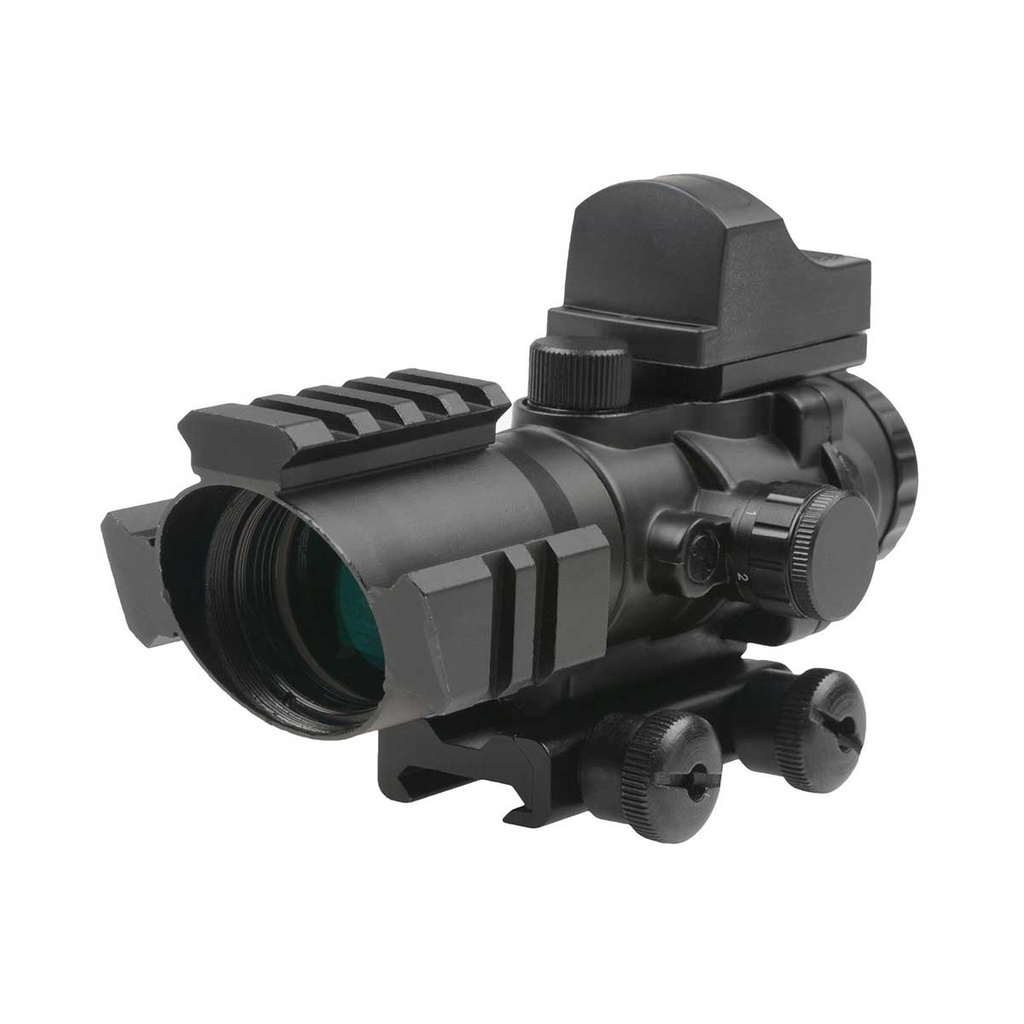 VISOR RHINO THETA OPTICS 4X32 C/MICRO RED DOT NEGRO