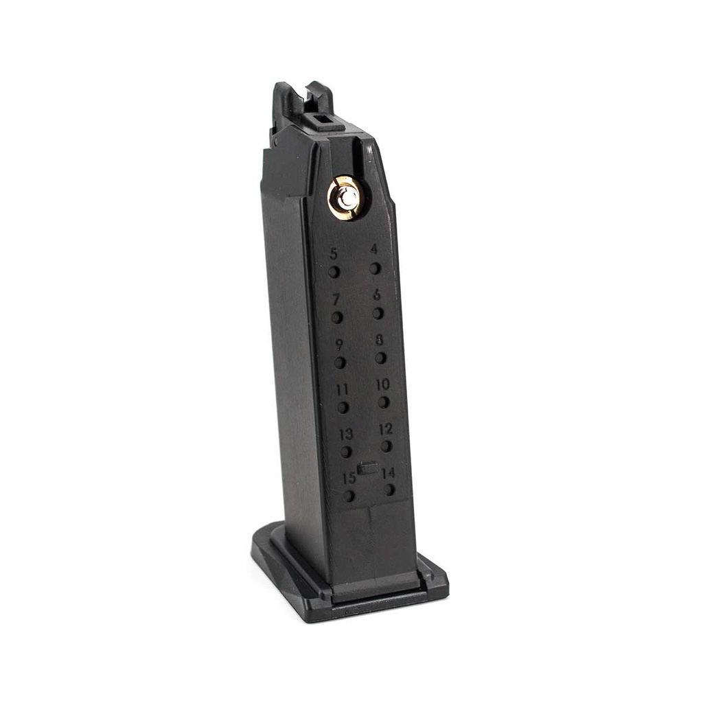 CARGADOR PISTOLA GAS WE G-FORCE 19 NEGRO