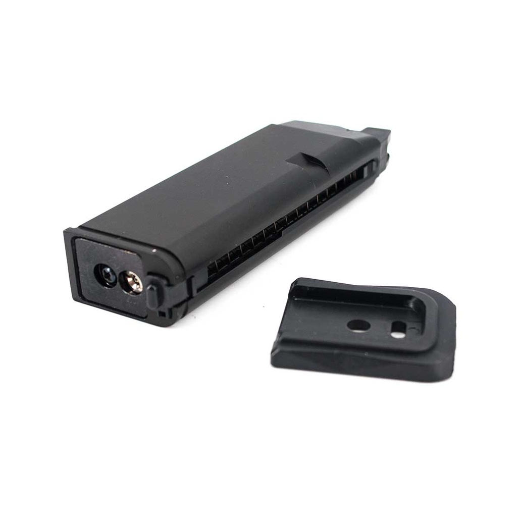 CARGADOR PISTOLA GAS WE G-FORCE 19 NEGRO