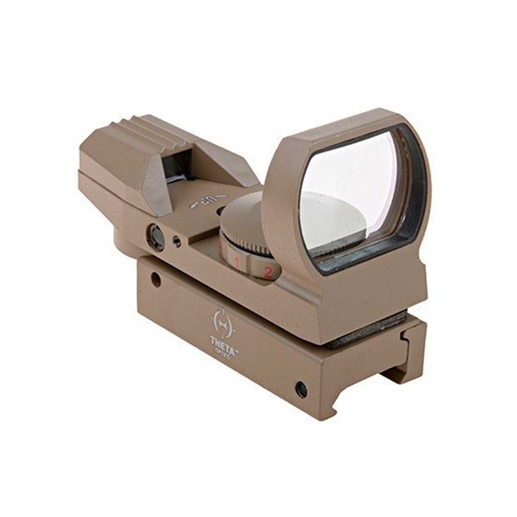 VISOR RED DOT THETA OPTICS OPEN REFLEX TAN