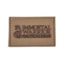 PARCHE PVC IMMORTAL WARRIOR TAN