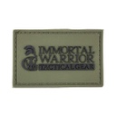 PARCHE PVC IMMORTAL WARRIOR VERDE