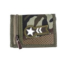 CARTERA ESTRELLA C/CADENA GALON CAMO HOJAS