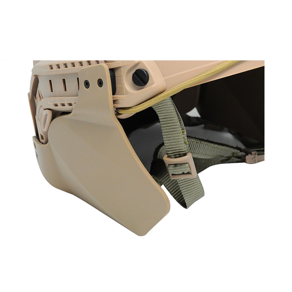 ACOPLE CASCO FMA RAIL SIDE COVER FLEXIBLE TAN
