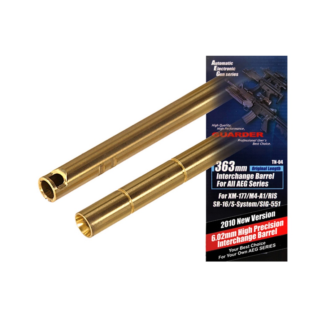 CAÑON FUSIL GUARDER 6.02 363MM DORADO