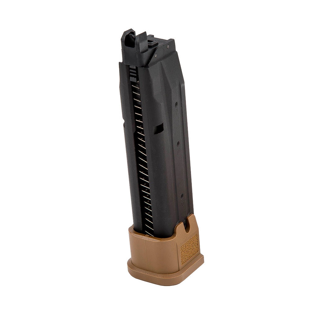 CARGADOR PISTOLA SIG SAUER P320 M17 GAS 21RDS TAN