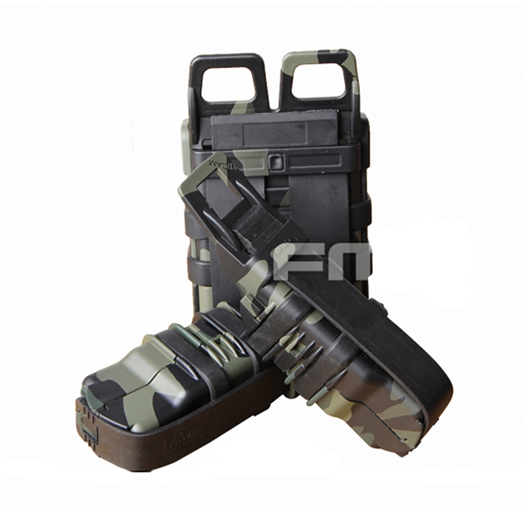 POUCH CARGADOR RIGIDO FMA M4/PISTOLA DOBLE MULTICAM BLACK