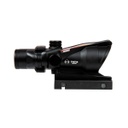 VISOR MAGNIFICADOR TETHA OPTICS 4x32 REDFIBER NEGRO