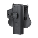 FUNDA PISTOLA RIGIDA AMOMAX GLOCK 17 NEGRA