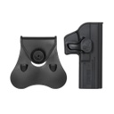 FUNDA PISTOLA RIGIDA AMOMAX GLOCK 17 NEGRA