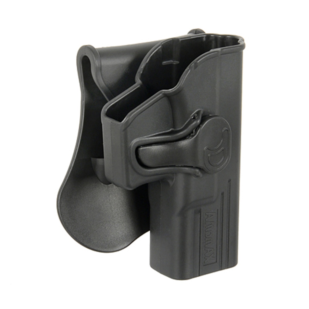 FUNDA PISTOLA RIGIDA AMOMAX GLOCK 19 NEGRA