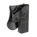 FUNDA PISTOLA RIGIDA AMOMAX GLOCK 19 NEGRA