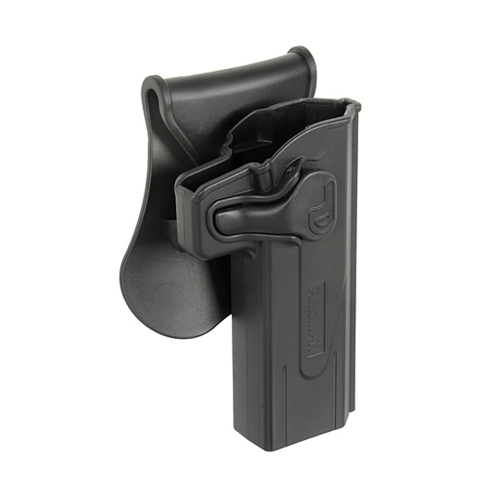 FUNDA PISTOLA RIGIDA AMOMAX HI-CAPA NEGRA