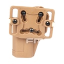 FUNDA PISTOLA RIGIDA FMA GLOCK TAN