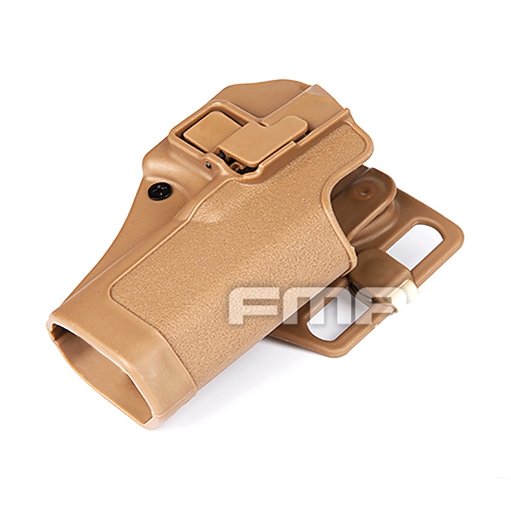 FUNDA PISTOLA RIGIDA FMA GLOCK TAN