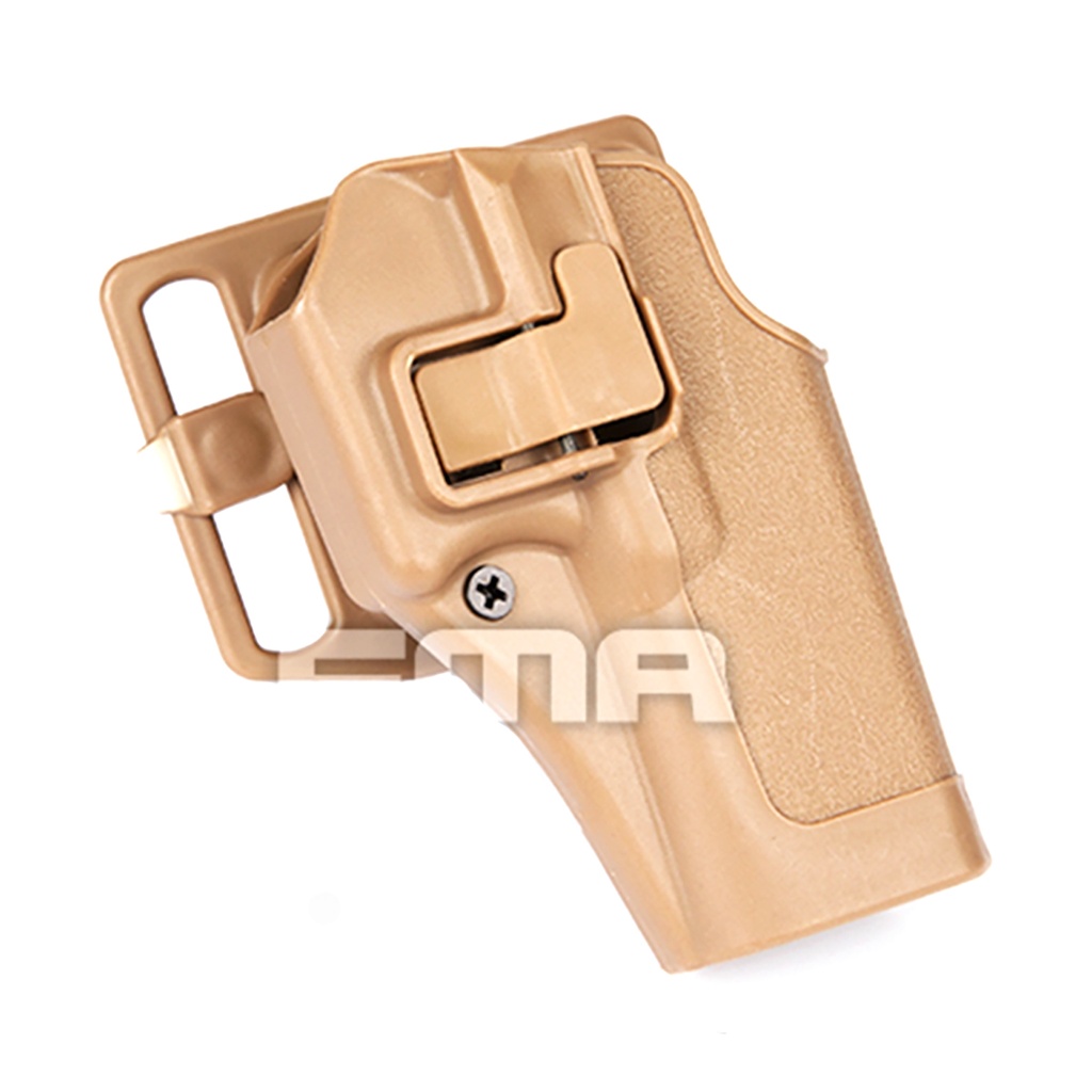 FUNDA PISTOLA RIGIDA FMA GLOCK TAN