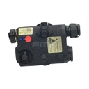 LASER ROJO FMA LINTERNA AN/PEQ-15 NEGRO