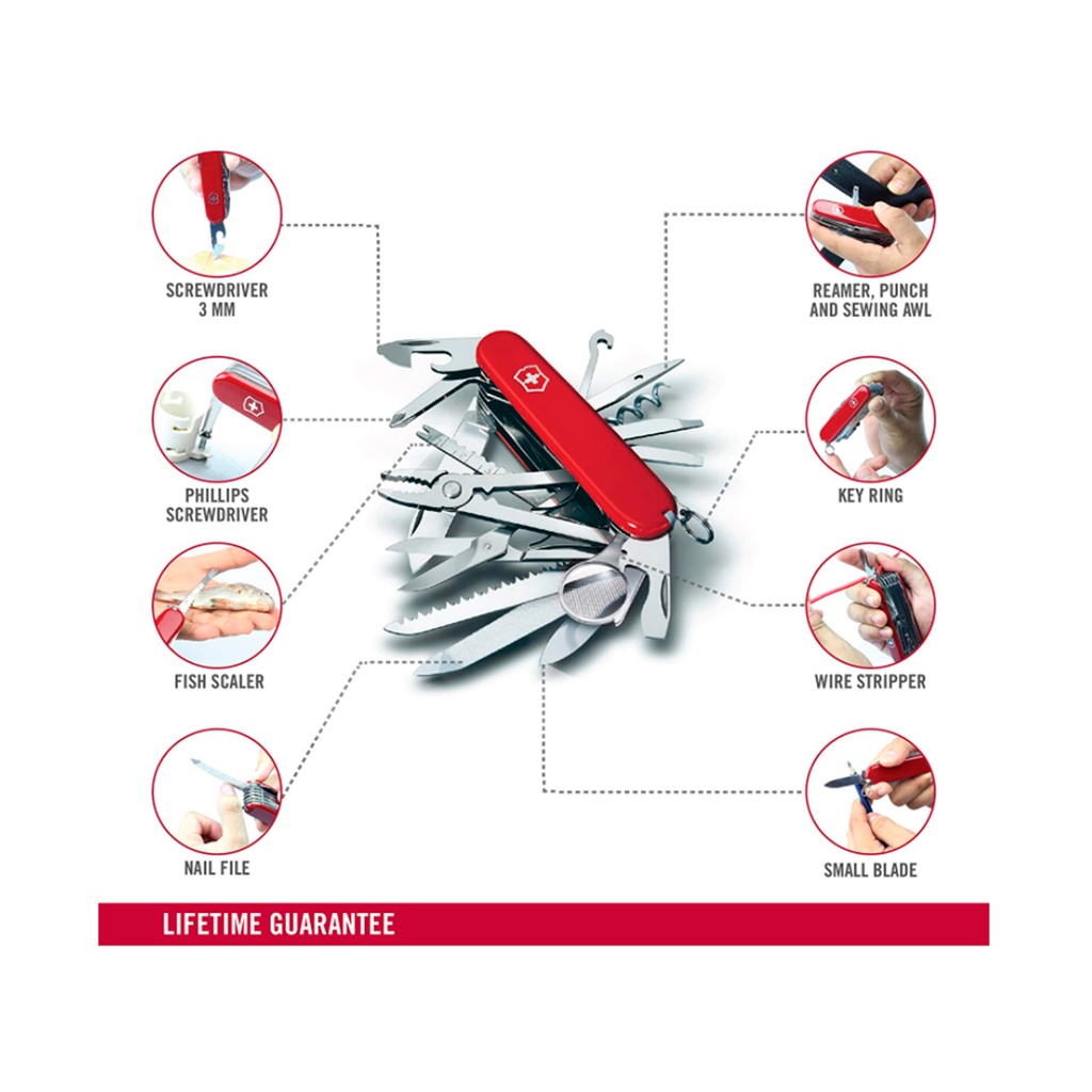 NAVAJA VICTORINOX 33 USOS ROJO