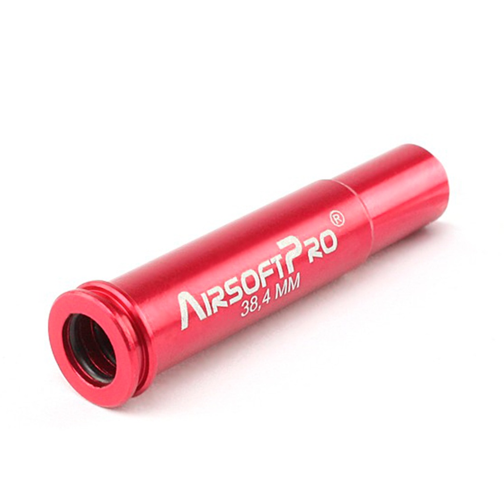 NOZZLE SCAR DOBLE SELLADO 38.4MM ALUMINIO ROJO