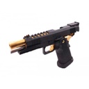 PISTOLA AW CUSTOM HI CAPA 5.1HX2701 FULL METAL NEGRA-DORADA