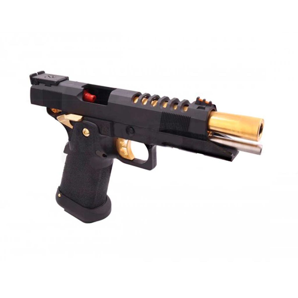 PISTOLA AW CUSTOM HI CAPA 5.1HX2701 FULL METAL NEGRA-DORADA