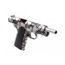 PISTOLA AW CUSTOM 1911 NE2101CALAVERAS FULL METAL NEGRA-BLANCA