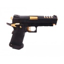 PISTOLA AW CUSTOM HI CAPA 4.3 HX2711 FULL METAL NEGRA-DORADA