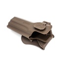 FUNDA PISTOLA RIGIDA AMOMAX DESERT EAGLE TAN