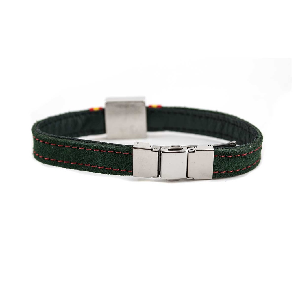 PULSERA GUARDIA CIVIL CHAPA ESPAÑA VERDE