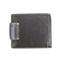 CARTERA PIEL ESTRELLA NEGRA-MARRON
