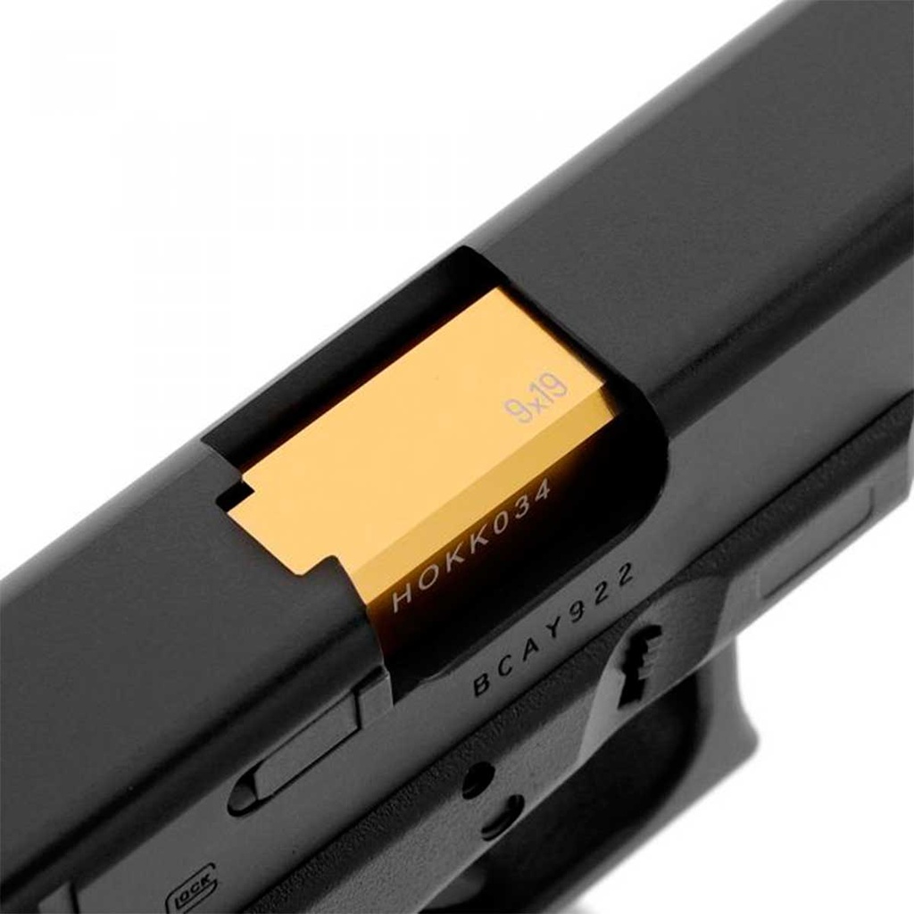 CAÑON EXTERNO ESTRIADO LAYLAX/NINE BALL NON RECOIL GLOCK 17 GEN.4 DORADO