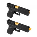 CAÑON EXTERNO ROSCADO LAYLAX/NINE BALL GLOCK 17 UMAREX NON RECOILING DORADO