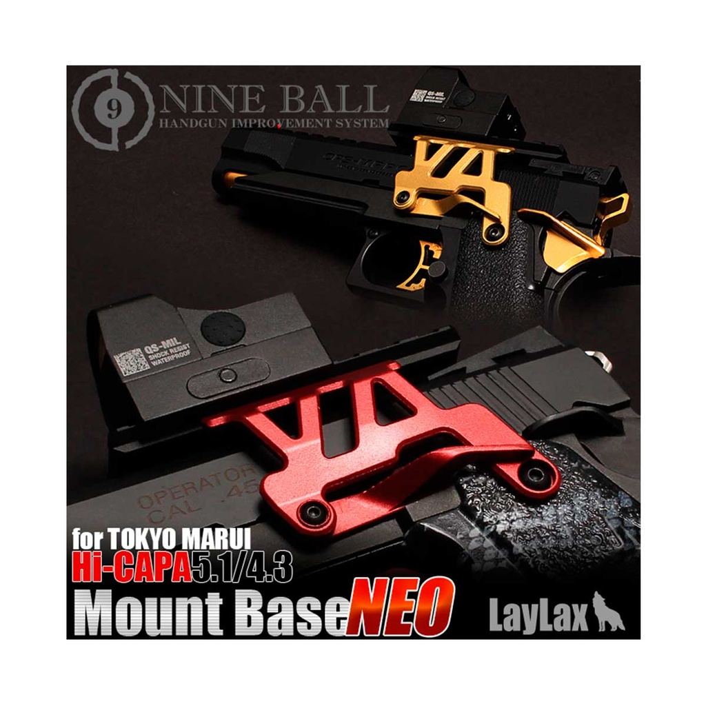 MONTURA ALUMINIO NEO LAYLAX/NINE BALL HI-CAPA DORADO