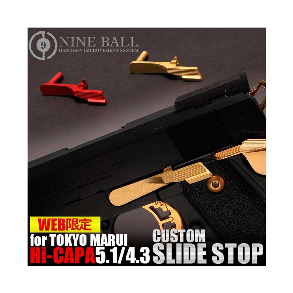 RETEN CORREDERA HI-CAPA/1911 LAYLAX/NINE BALL ROJO