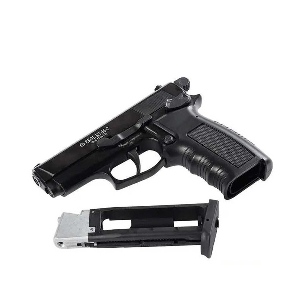 PISTOLA EKOL ES 66 C 4.5 CO2 NEGRA