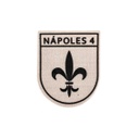 PARCHE BRIPAC NAPOLES 4 1ª BANDERA C/VELCRO TAN