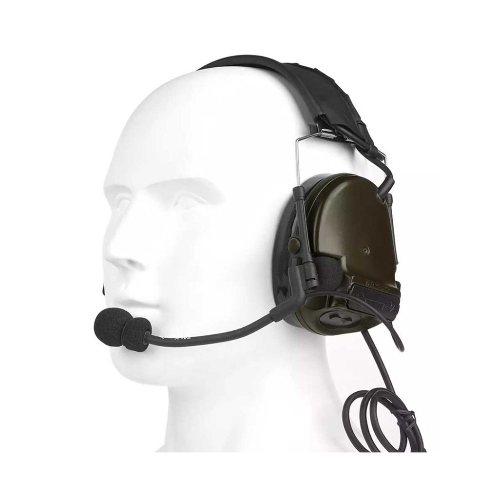 AURICULARES TAC-SKY COMTAC III ALMOHADILLAS SILICONA VERDE