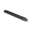 RAIL METAL 11 HUECOS M-LOK/KEYMOD ALUMINIO NEGRO