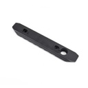 RAIL METAL 7 HUECOS M-LOK/KEYMOD ALUMINIO NEGRO