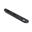 RAIL METAL 9 HUECOS M-LOK/KEYMOD ALUMINIO NEGRO