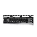 RAIL METAL 9 HUECOS M-LOK/KEYMOD ALUMINIO NEGRO