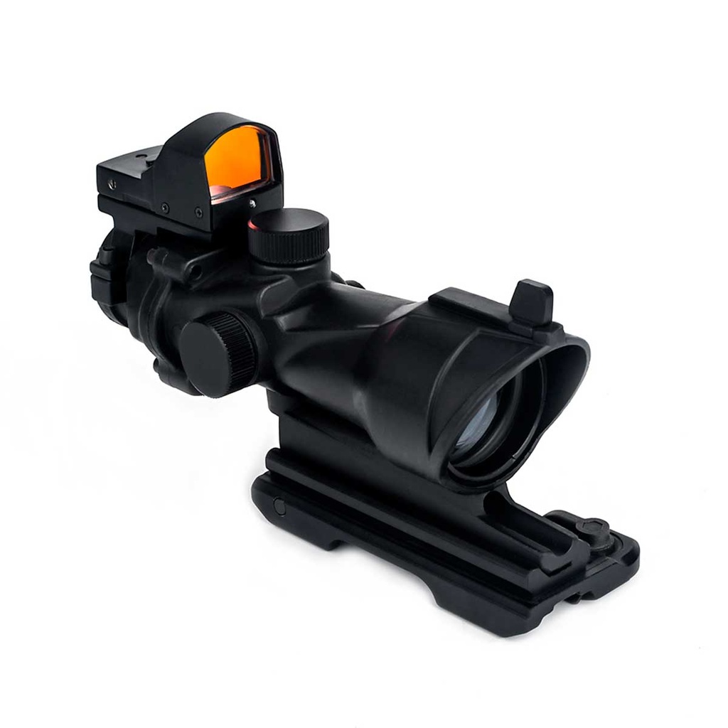 VISOR AIM-O ESTILO ACOG 4X32 QD C/RED DOT NEGRO