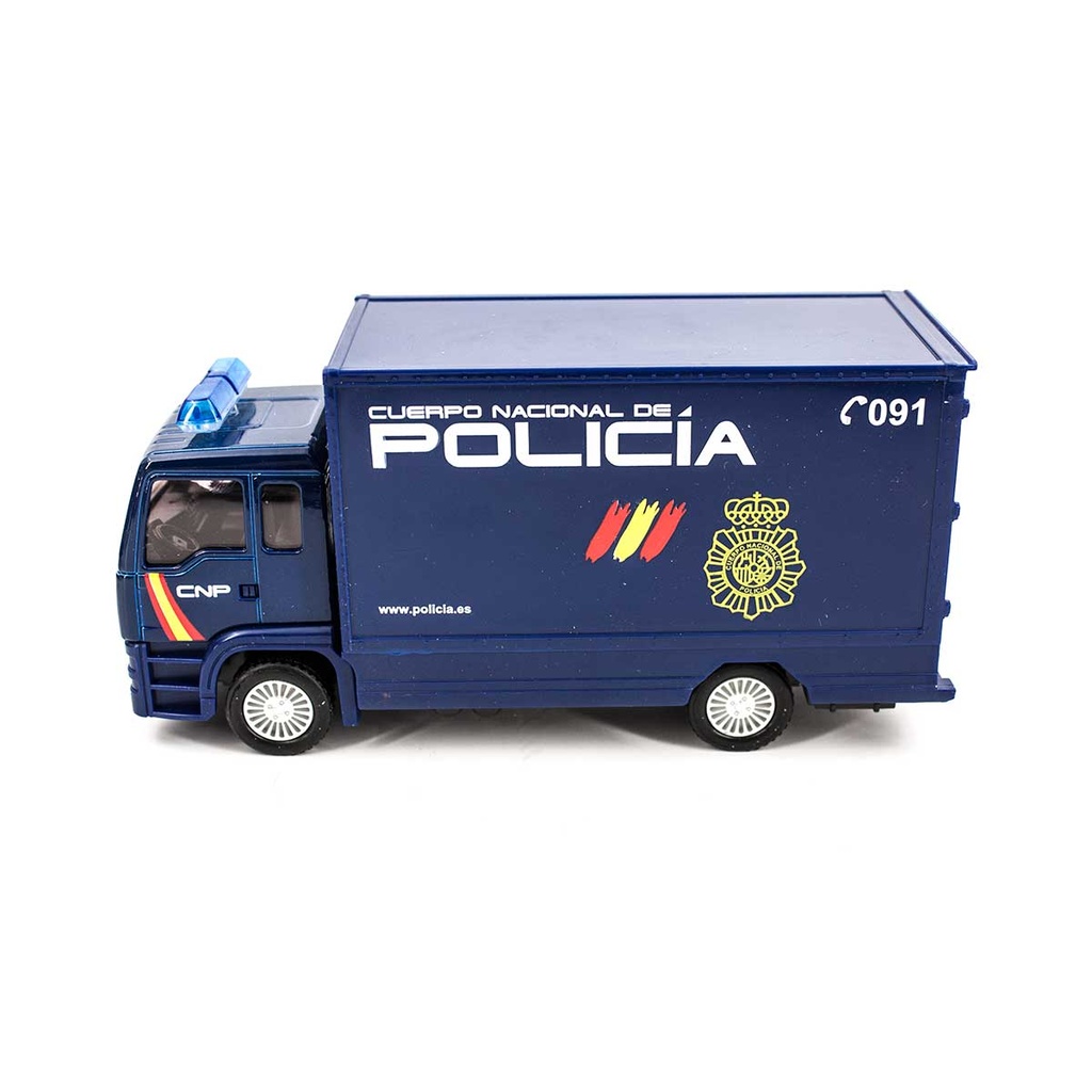 CAMION POLICIA NACIONAL AZUL-BLANCO