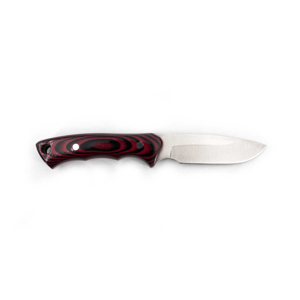 CUCHILLO MUDELA CAMPERO MANGO MICARTA MADERA ROJA