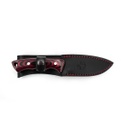 CUCHILLO MUDELA CAMPERO MANGO MICARTA MADERA ROJA