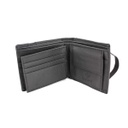 CARTERA PIEL CINTA ELASTICA NEGRA