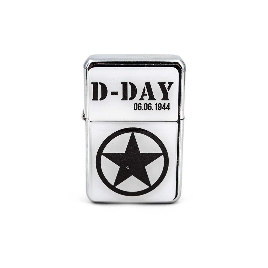 MECHERO ZIPPO D-DAY ESTRELLA BLANCO