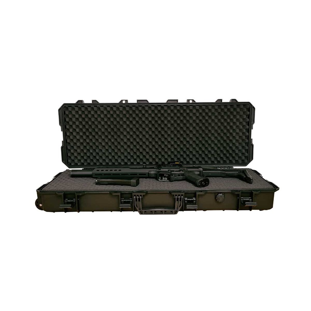 MALETA FUSIL RIGIDA ASG 100X35X14CM NEGRA