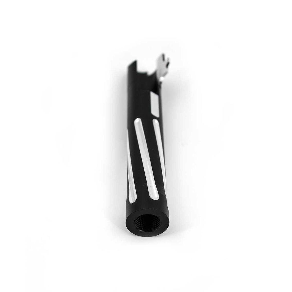 CAÑON EXTERNO TORNADO DUAL HI-CAPA 4.3 UNISOFT NEGRO/PLATA