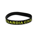PULSERA GOMA GUARDIA CIVIL NEGRA